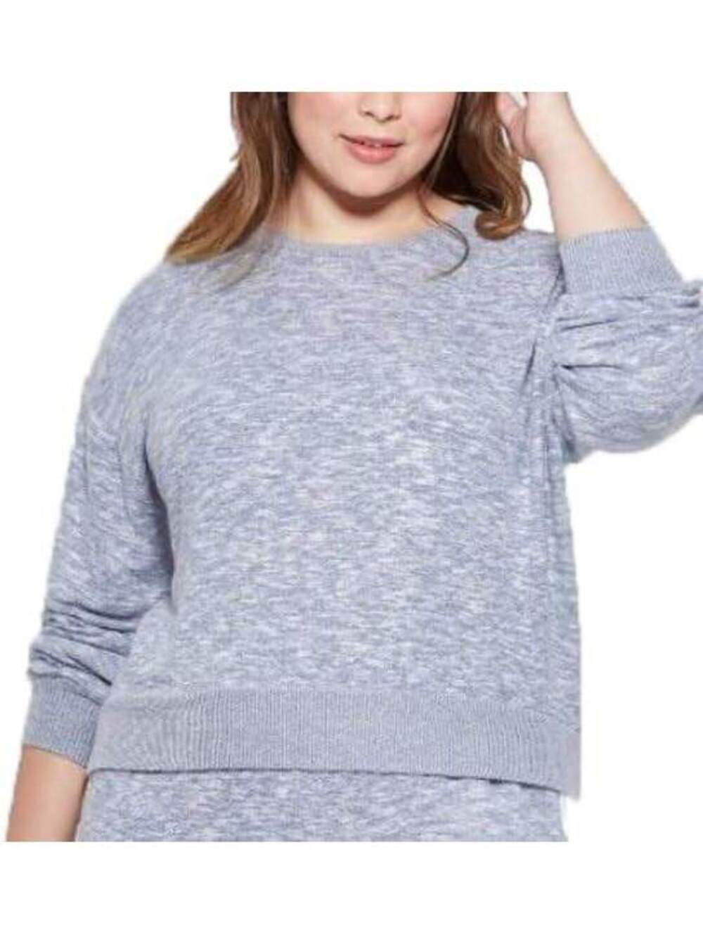 NWT Colsie 2 Piece 2X Lounge PJs Pajamas Track Cropped Top and Pants 3X 1X Blue